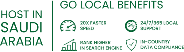 Host your website in Saudi Arabia Data Center